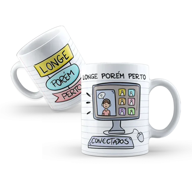 Caneca Longe Porem Perto
