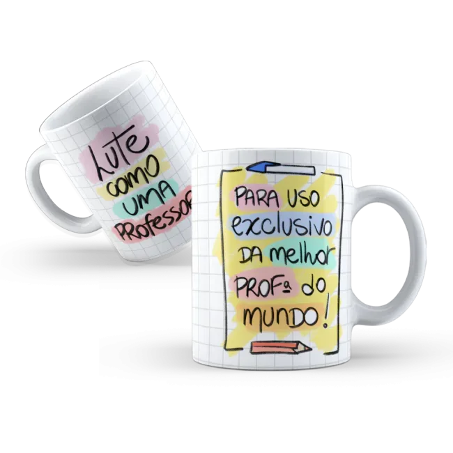 Caneca Lute como um Professora